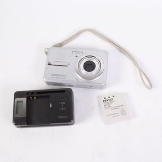 ペンタックス(PENTAX)のPENTAX　ペンタックス　コンパクトデジタルカメラ　Optio　オプティオ　E85　シルバー　㉑(コンパクトデジタルカメラ)