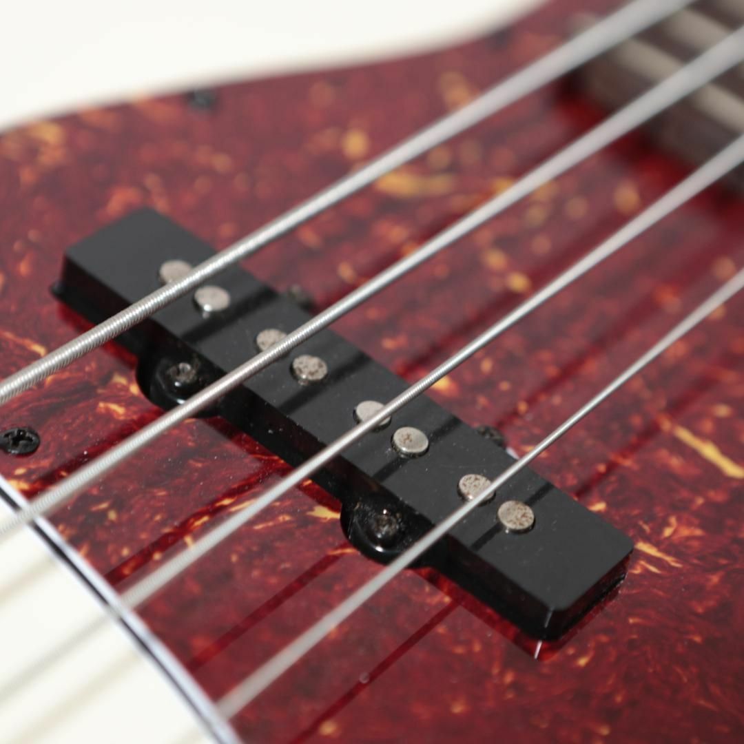 【7730】 Bacchus Jazz Bass 白 ×  鼈甲 バッカス 楽器のベース(エレキベース)の商品写真