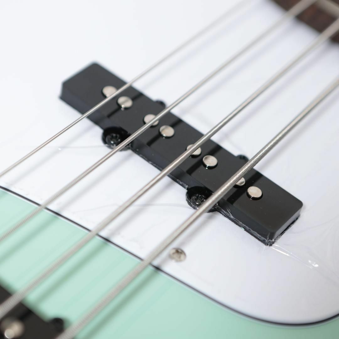 【7708】 PLAYTECH Jazz Bass サーフグリーン レフティ 楽器のベース(エレキベース)の商品写真