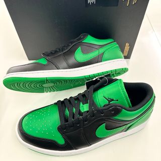 ジョーダン(Jordan Brand（NIKE）)のナイキ　AIR JORDAN1 LOW エアジョーダン1 ロー　グリーン27cm(スニーカー)