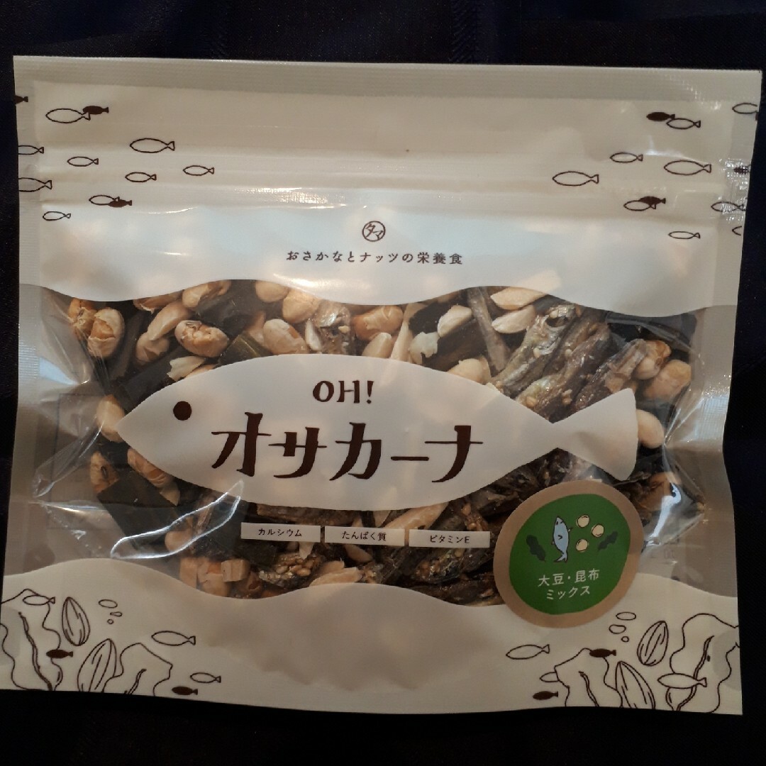 タマチャンショップ OH!オサカーナ 大豆・昆布ミックス 食品/飲料/酒の食品(菓子/デザート)の商品写真