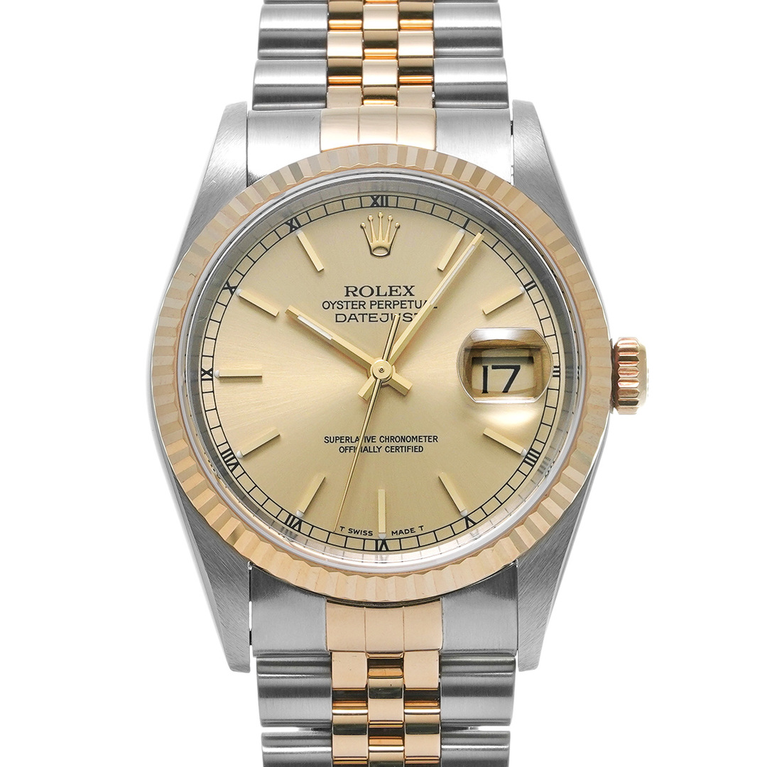 ROLEX(ロレックス)の中古 ロレックス ROLEX 16233 U番(1997年頃製造) シャンパン メンズ 腕時計 メンズの時計(腕時計(アナログ))の商品写真