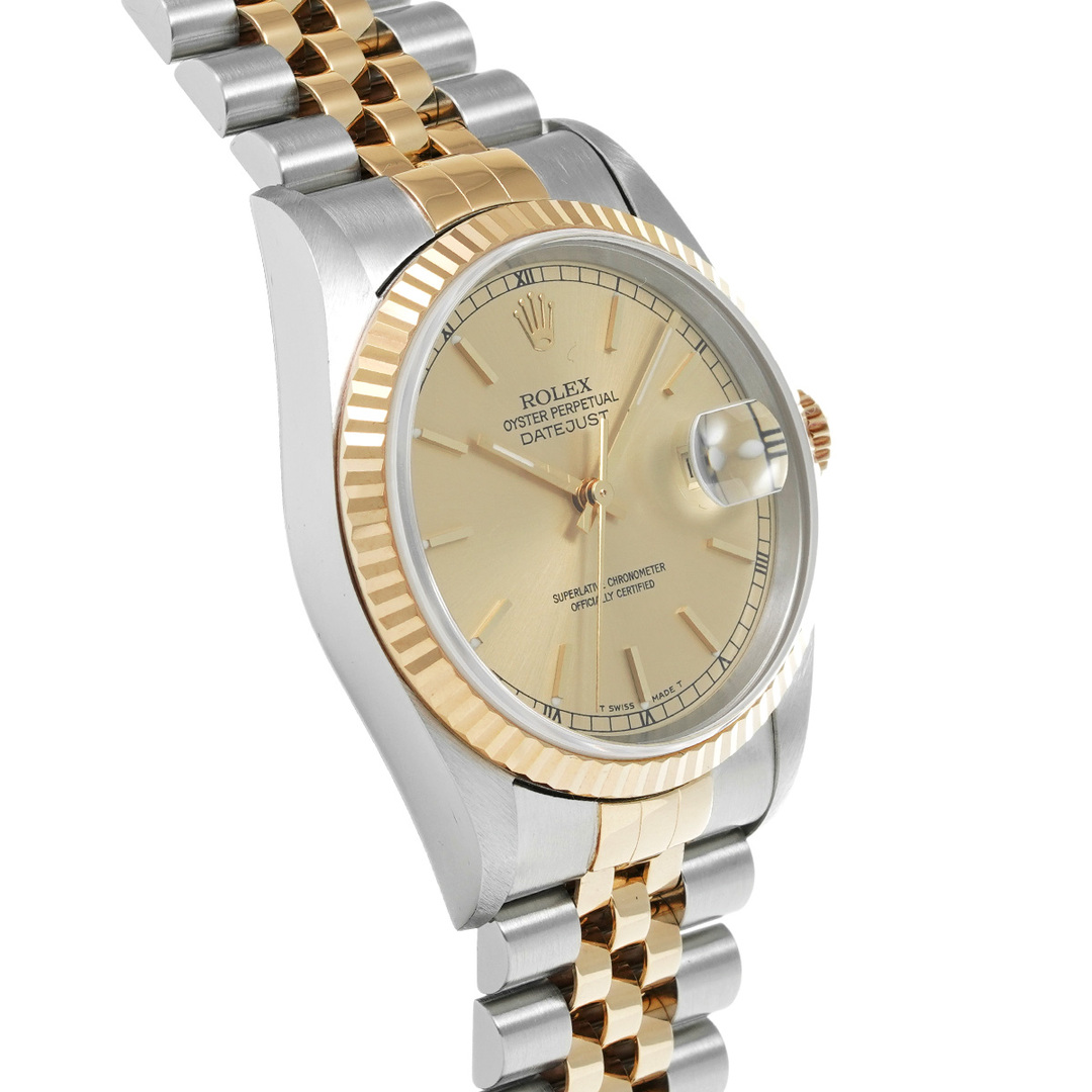 ROLEX(ロレックス)の中古 ロレックス ROLEX 16233 U番(1997年頃製造) シャンパン メンズ 腕時計 メンズの時計(腕時計(アナログ))の商品写真