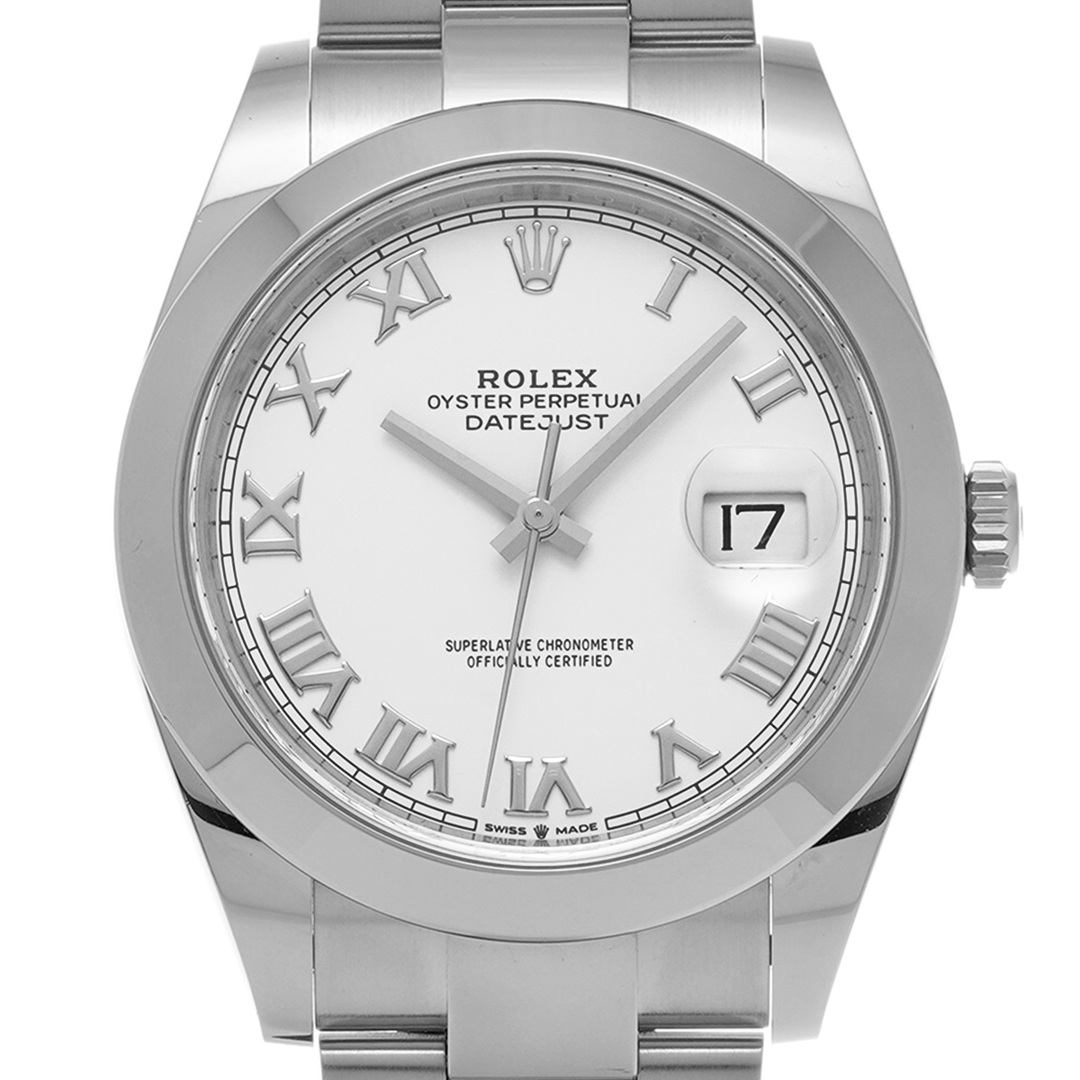 ROLEX(ロレックス)の中古 ロレックス ROLEX 126300 ランダムシリアル ホワイト メンズ 腕時計 メンズの時計(腕時計(アナログ))の商品写真