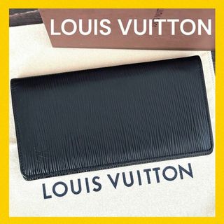 ルイヴィトン(LOUIS VUITTON)の【美品☆】ルイヴィトン　エピ　ブラザ　ノワール　黒　長財布　人気(長財布)