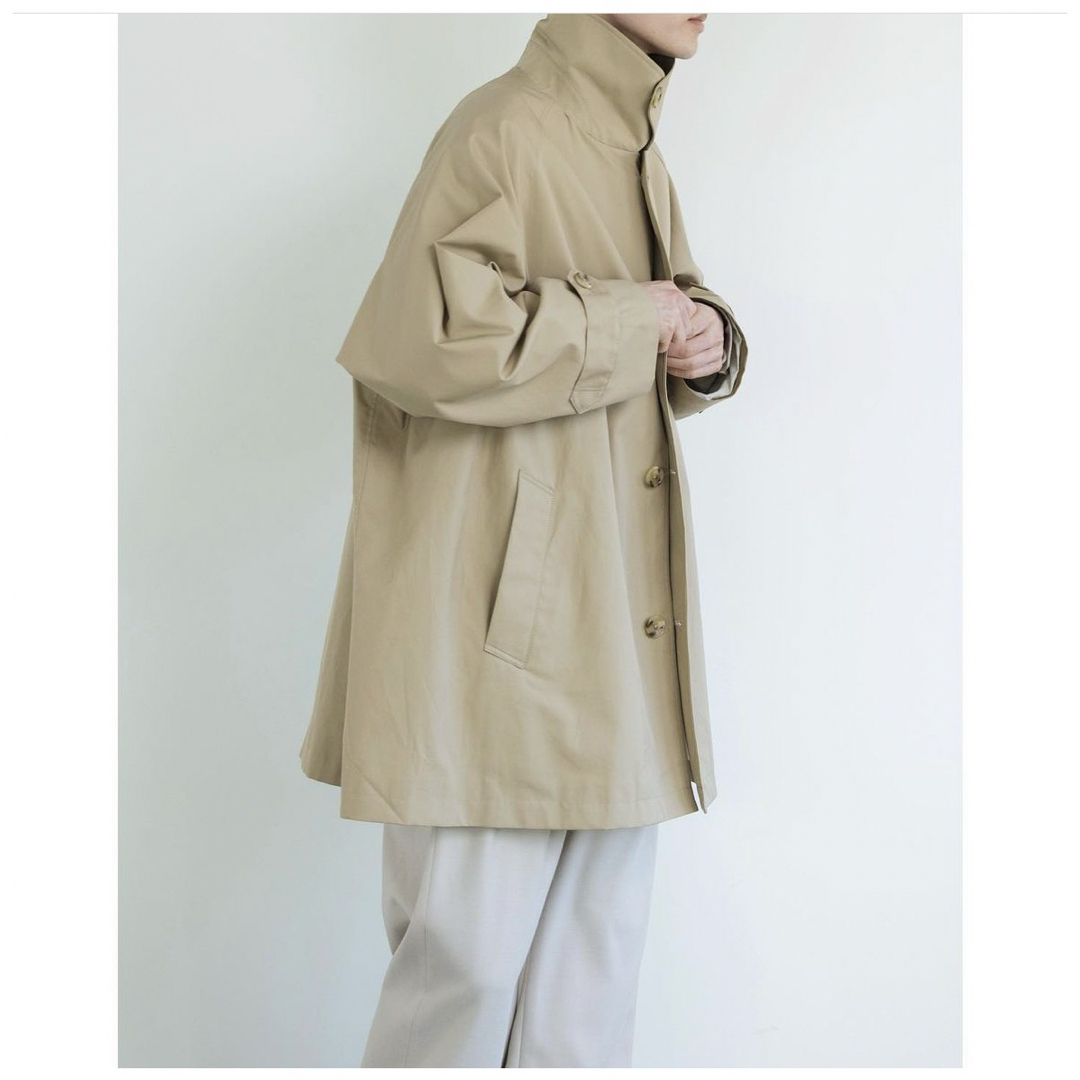 AURALEE(オーラリー)のsowell gabardine oversized half coat メンズのジャケット/アウター(ステンカラーコート)の商品写真