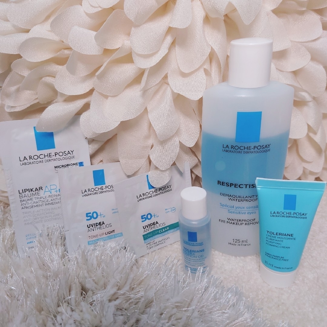 LA ROCHE-POSAY(ラロッシュポゼ)のラロッシュポゼ  アイメイクリムーバー セット コスメ/美容のキット/セット(サンプル/トライアルキット)の商品写真