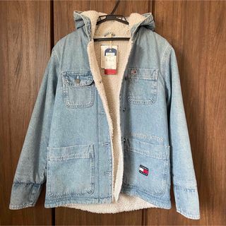 TOMMY JEANS - トミー ジーンズ TOMMY JEANS XS デニム ジャケット ボア