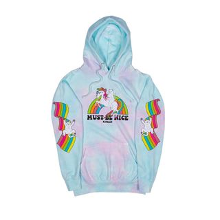 リップンディップ(RIPNDIP)のRIPNDIP パーカー M My Little Nerm Hoodie 水色(パーカー)