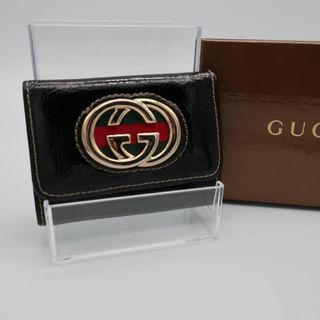 Gucci - 正規品 グッチ Gucci 6連キーケース インターロッキング シェリーライン