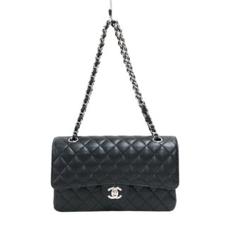 シャネル(CHANEL)の　シャネル CHANEL マトラッセ25 A01112 27番台 ブラック シルバー金具 キャビアスキン レディース ショルダーバッグ(ショルダーバッグ)