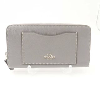 コーチ(COACH)の美品 COACH コーチ F54007 ラウンドファスナー長財布 AY5294C (財布)