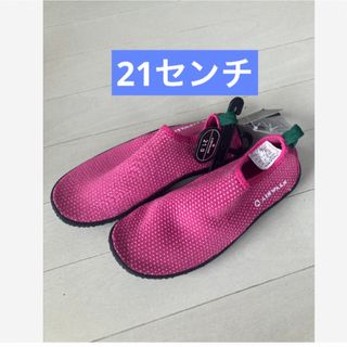 エアウォーク(AIRWALK)の【新品】AIR WALK マリンシューズ　ピンク　21センチ　海水浴　プール(マリン/スイミング)