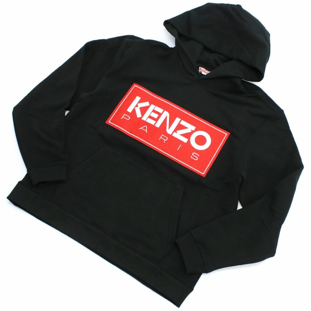 KENZO(ケンゾー)の【新品 未使用】KENZO メンズ パーカー Lサイズ 5SW417 ブラック メンズのトップス(パーカー)の商品写真