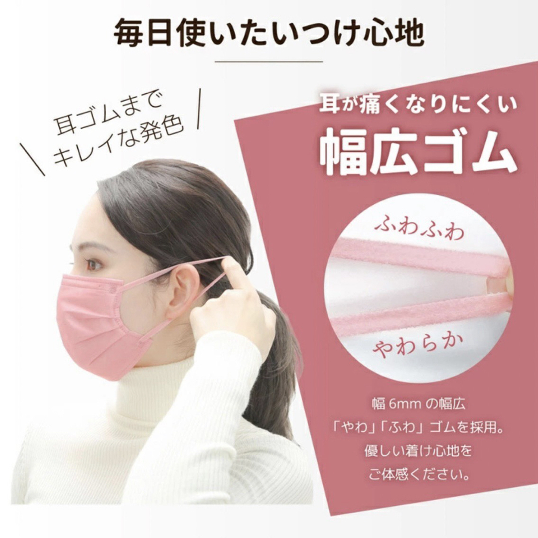 SPUN MASK  ISDG スパンレース不織布カラーマスク  セット インテリア/住まい/日用品の日用品/生活雑貨/旅行(日用品/生活雑貨)の商品写真