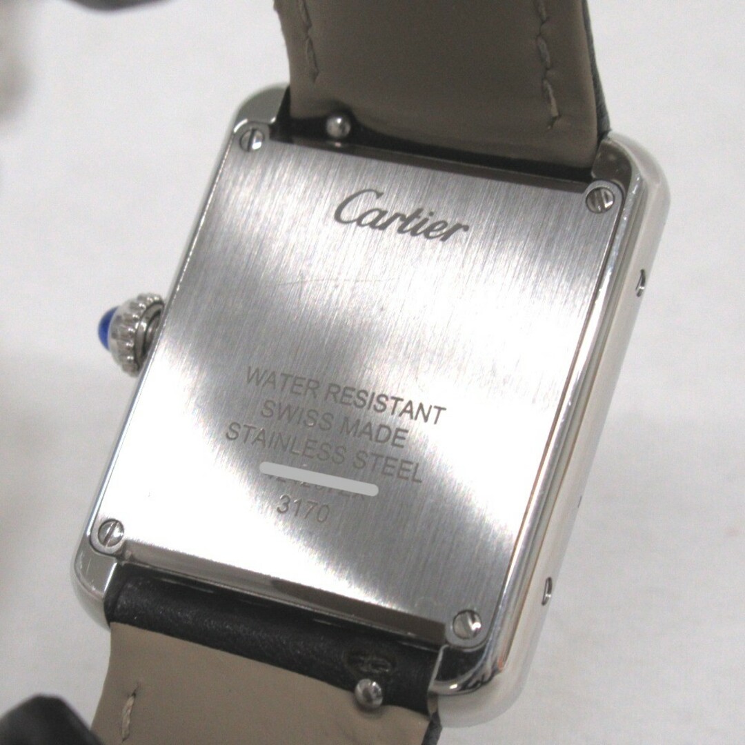 Cartier(カルティエ)のカルティエ 腕時計 クォーツ 2針 タンクソロ SM 3170 白系 KR54991 中古 レディースのファッション小物(腕時計)の商品写真
