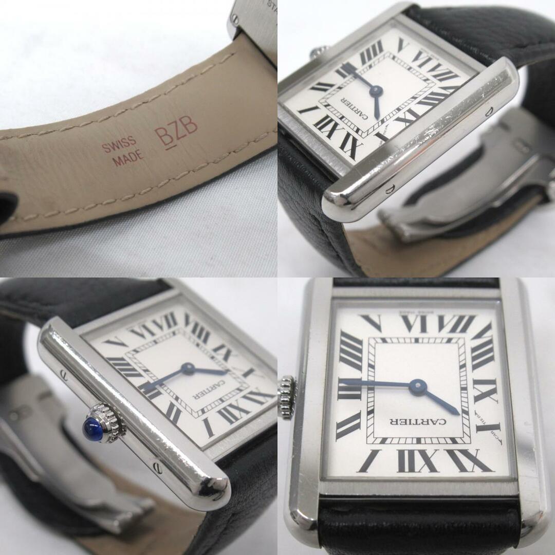 Cartier(カルティエ)のカルティエ 腕時計 クォーツ 2針 タンクソロ SM 3170 白系 KR54991 中古 レディースのファッション小物(腕時計)の商品写真