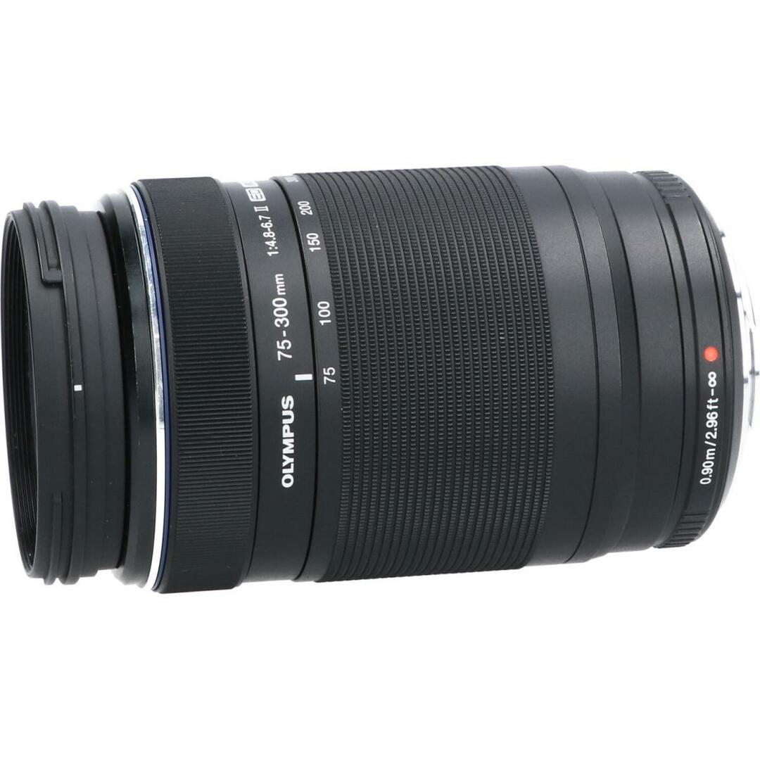 OLYMPUS(オリンパス)のＯＬＹＭＰＵＳ　ＭＺＤ　ＥＤ７５－３００ｍｍ　Ｆ４．８－６．７ＩＩ スマホ/家電/カメラのカメラ(レンズ(ズーム))の商品写真