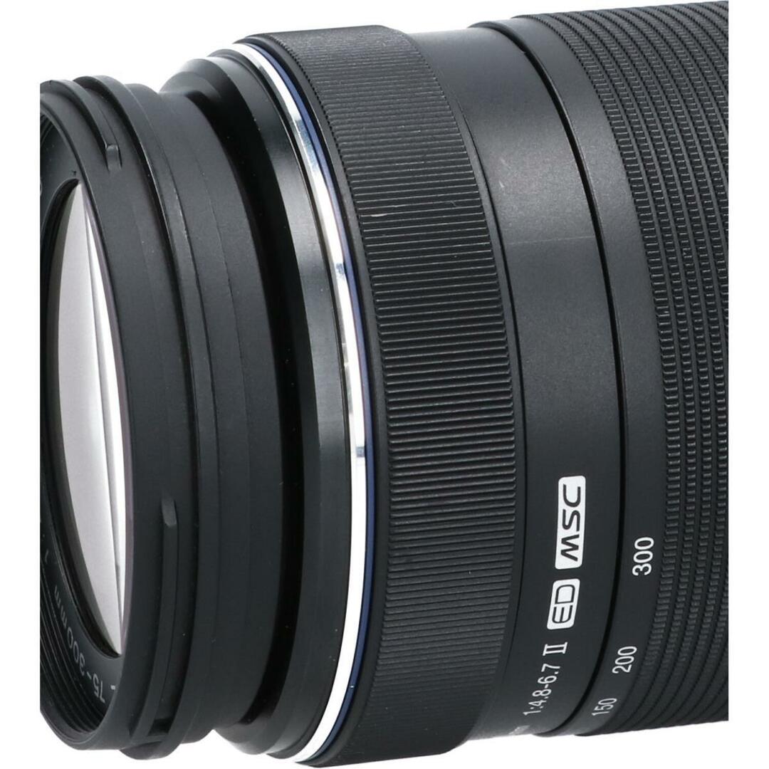 OLYMPUS(オリンパス)のＯＬＹＭＰＵＳ　ＭＺＤ　ＥＤ７５－３００ｍｍ　Ｆ４．８－６．７ＩＩ スマホ/家電/カメラのカメラ(レンズ(ズーム))の商品写真