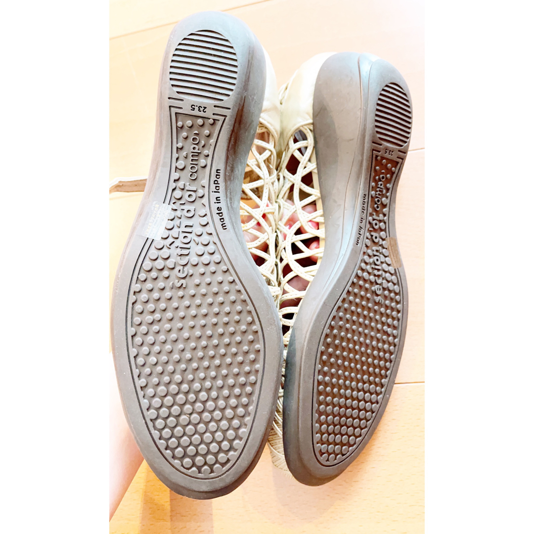 美品 本革 セクションドール パンプス 23.5cm レディースの靴/シューズ(ハイヒール/パンプス)の商品写真