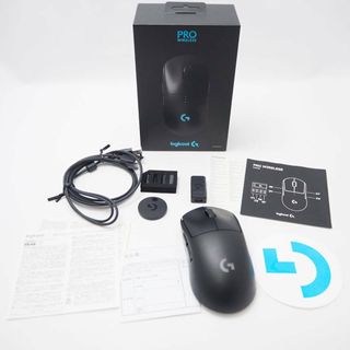 美品 logicool G ロジクール G G PRO WIRELESS G-PPD-002WLr ワイヤレスゲーミングマウス FPS ゲーム eスポーツ PC周辺機器 HU944 (PC周辺機器)