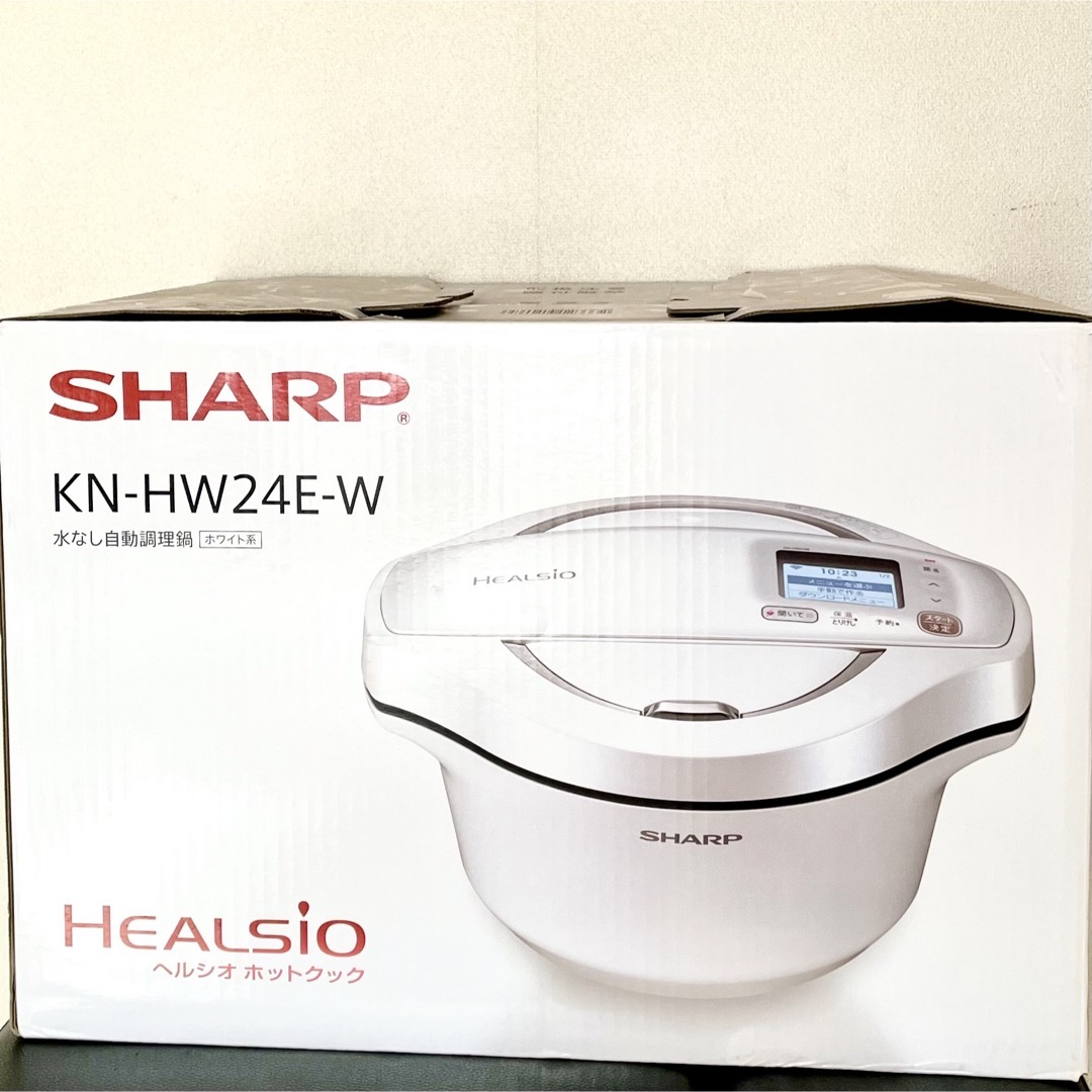 SHARP(シャープ)のSHARP シャープ ヘルシオ ホットクック KN-HW24E-W スマホ/家電/カメラの調理家電(調理機器)の商品写真