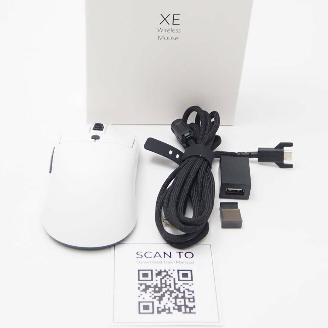 美品 VAXEE ヴァクシー XE W Wireless VX D01 ワイヤレスゲーミングマウス FPS ゲーム eスポーツ PC周辺機器 HU946  スマホ/家電/カメラのPC/タブレット(PC周辺機器)の商品写真