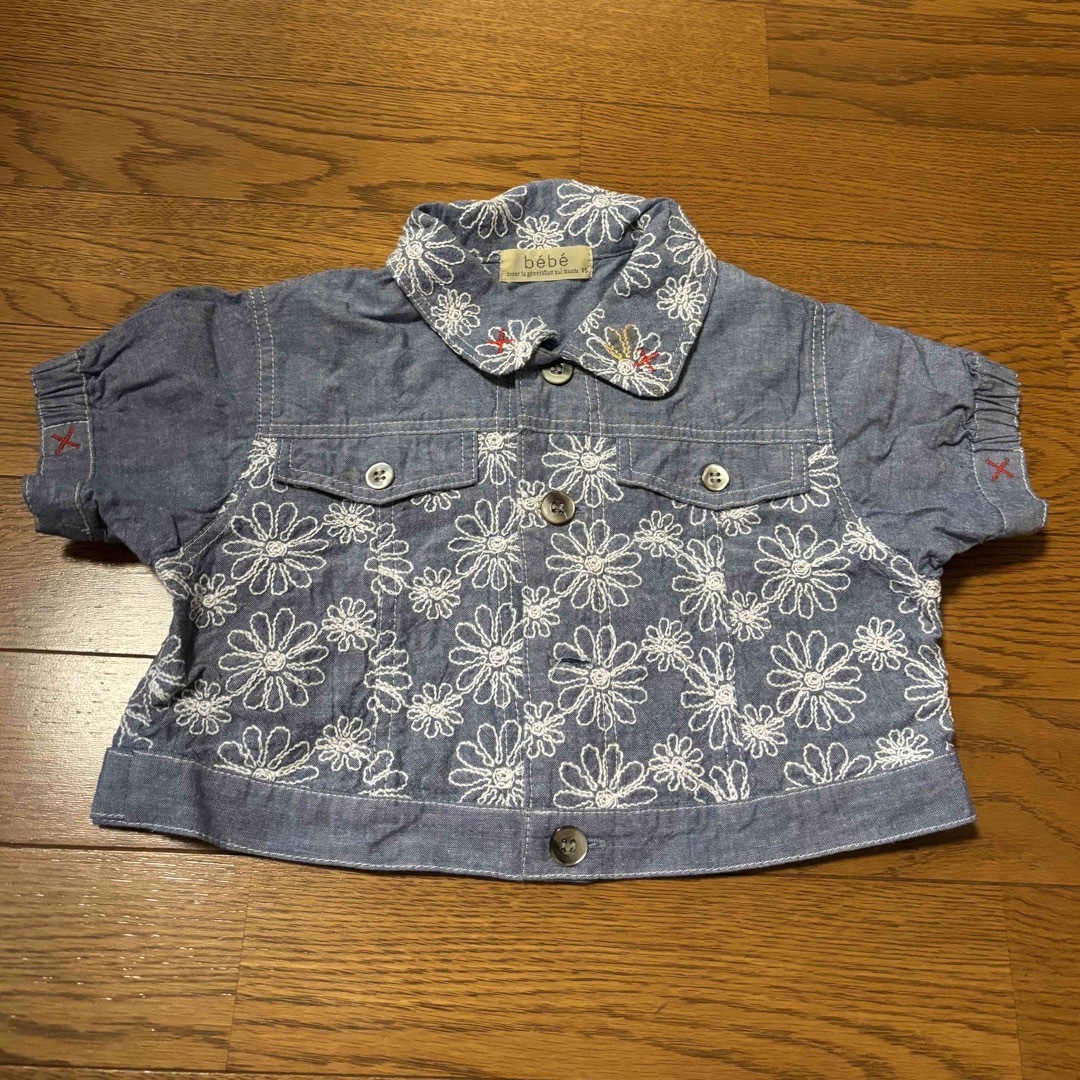 BeBe(ベベ)のbebe 半袖　95 キッズ/ベビー/マタニティのキッズ服女の子用(90cm~)(Tシャツ/カットソー)の商品写真