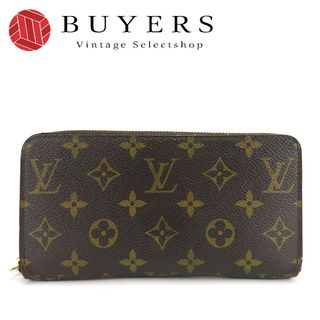 ルイヴィトン(LOUIS VUITTON)の【中古】 ルイ・ヴィトン 長財布 ジッピーウォレット M60017 モノグラムキャンバス ブラウン ゴールド金具 ラウンドファスナー 普段使い 小物 レディース メンズ LOUIS VUITTON(財布)