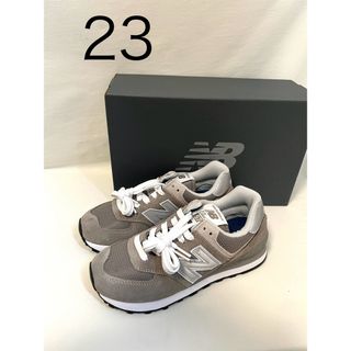 New Balance - 23 wl574evg 574 グレー ニューバランス スニーカー