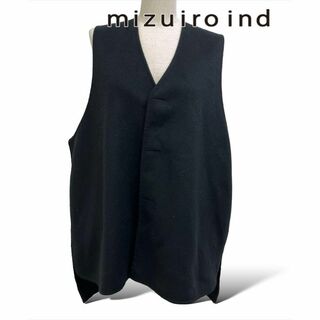 mizuiro ind - mizuiroind ウール ジレ 0321