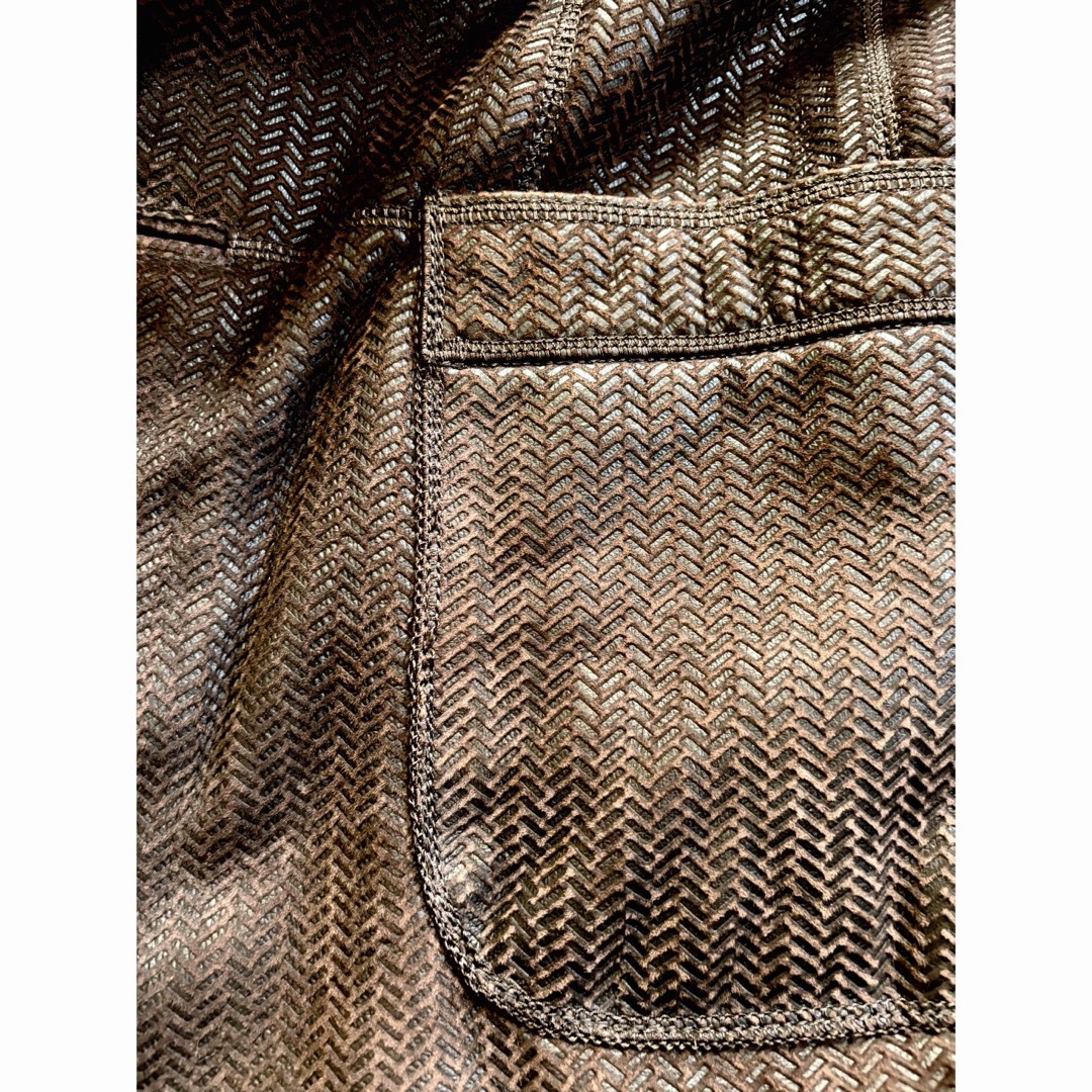 ARMANI COLLEZIONI(アルマーニ コレツィオーニ)のGIORGO ARMANIムートンコート メンズのジャケット/アウター(レザージャケット)の商品写真