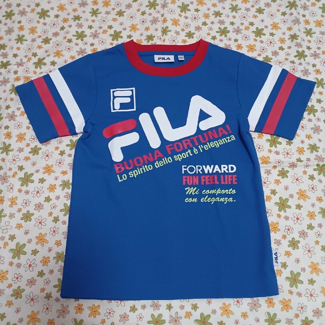 FILA(フィラ)のFILA サッカー スポーツ キッズ 練習着 プラクティスシャツ 120 半袖 キッズ/ベビー/マタニティのキッズ服男の子用(90cm~)(Tシャツ/カットソー)の商品写真