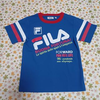 フィラ(FILA)のFILA サッカー スポーツ キッズ 練習着 プラクティスシャツ 120 半袖(Tシャツ/カットソー)