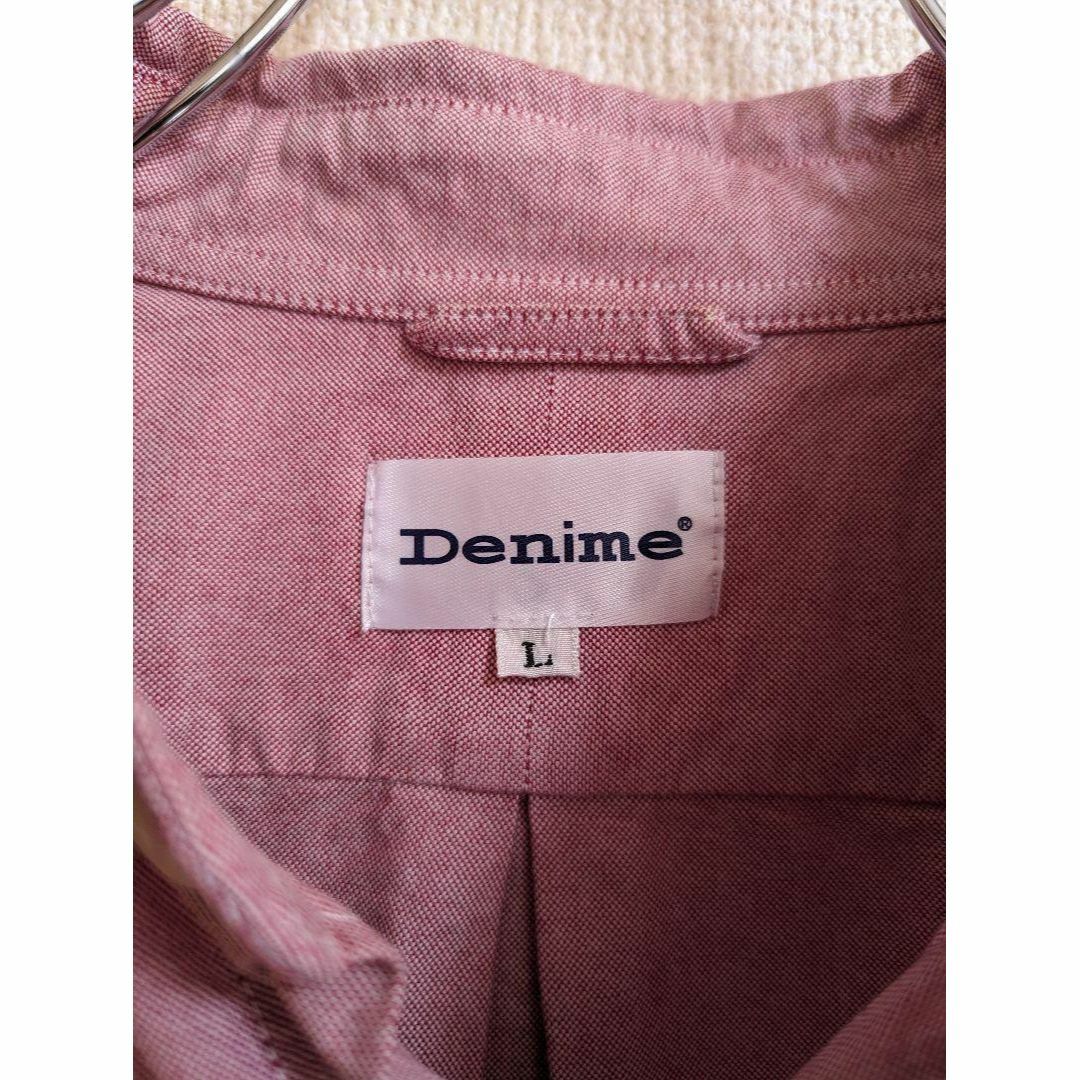 DENIME(ドゥニーム)のDenime ドゥニーム オックスフォードシャツ ボタンダウン シャツ Lサイズ メンズのトップス(シャツ)の商品写真