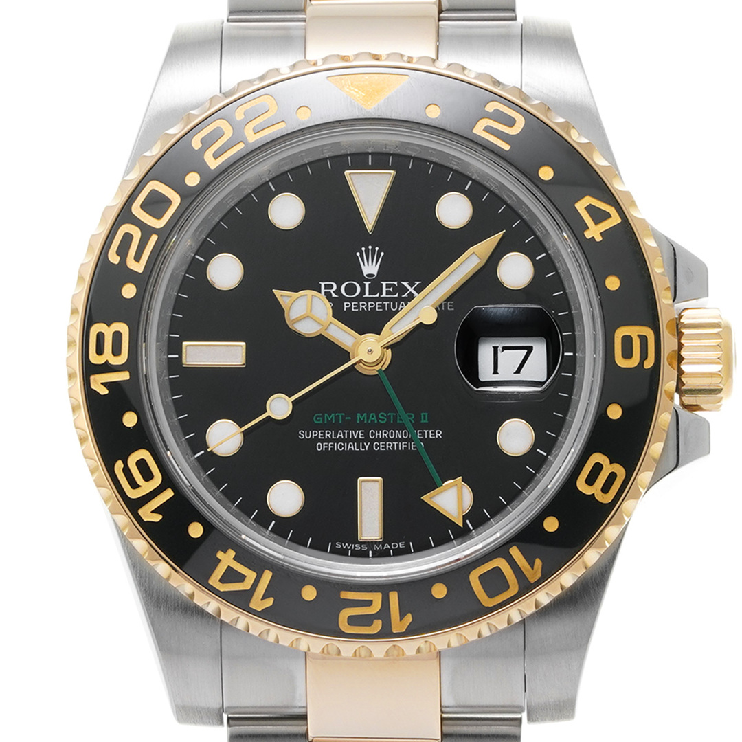 ROLEX(ロレックス)の中古 ロレックス ROLEX 116713LN V番(2008年頃製造) ブラック メンズ 腕時計 メンズの時計(腕時計(アナログ))の商品写真