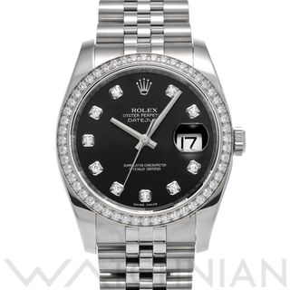 ロレックス(ROLEX)の中古 ロレックス ROLEX 116244G ランダムシリアル ブラック /ダイヤモンド メンズ 腕時計(腕時計(アナログ))
