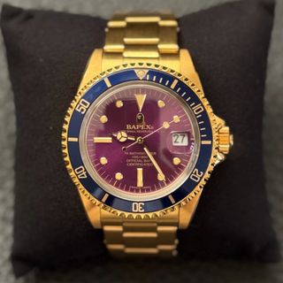 アベイシングエイプ(A BATHING APE)のA BATHING APE  BAPEX M "パープル"(腕時計(アナログ))