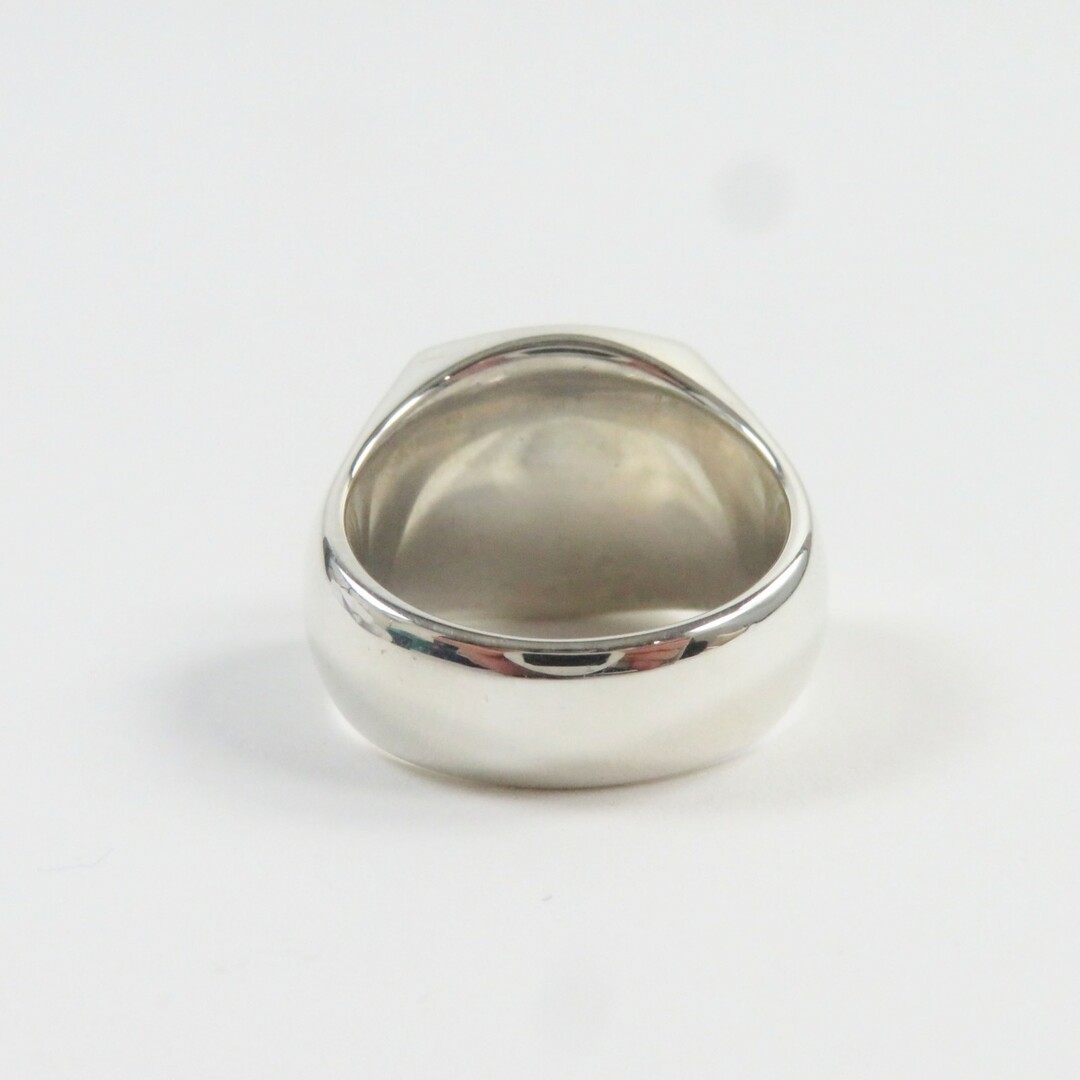 極美品●TOM WOOD トムウッド クッションリング SV925 パール リング・指輪 アクセサリー シルバー ホワイト 54(13号相当) ケース付き 総重量11.9g メンズのアクセサリー(リング(指輪))の商品写真