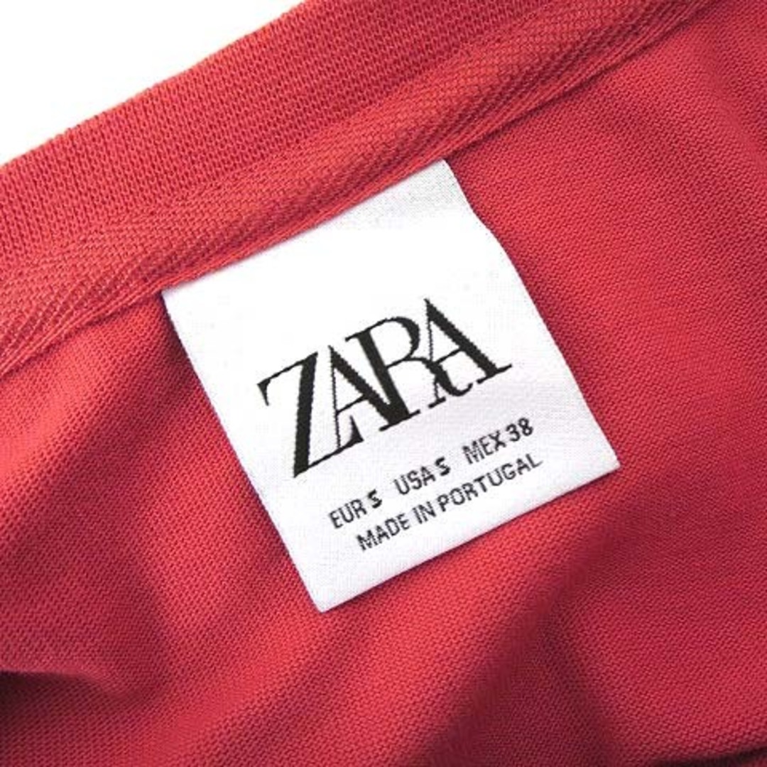 ZARA(ザラ)のザラ ZARA Tシャツ 英字 ラバー プリント コットン クルーネック 半袖S レディースのトップス(Tシャツ(半袖/袖なし))の商品写真