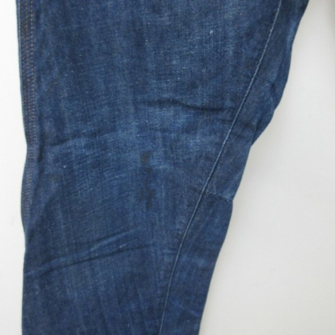 G-STAR RAW(ジースター)のジースターロウ デニム ジーンズ リネン混 青系 約Sサイズ ■GY31 メンズのパンツ(デニム/ジーンズ)の商品写真