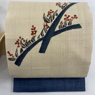 名古屋帯 美品 名品 正絹 【中古】(帯)