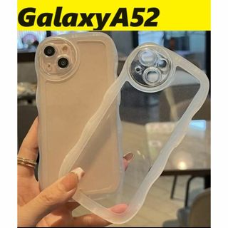 ギャラクシー(Galaxy)のGalaxyA52　ウェーブなみなみ　可愛いケース　Galaxyケース(Androidケース)