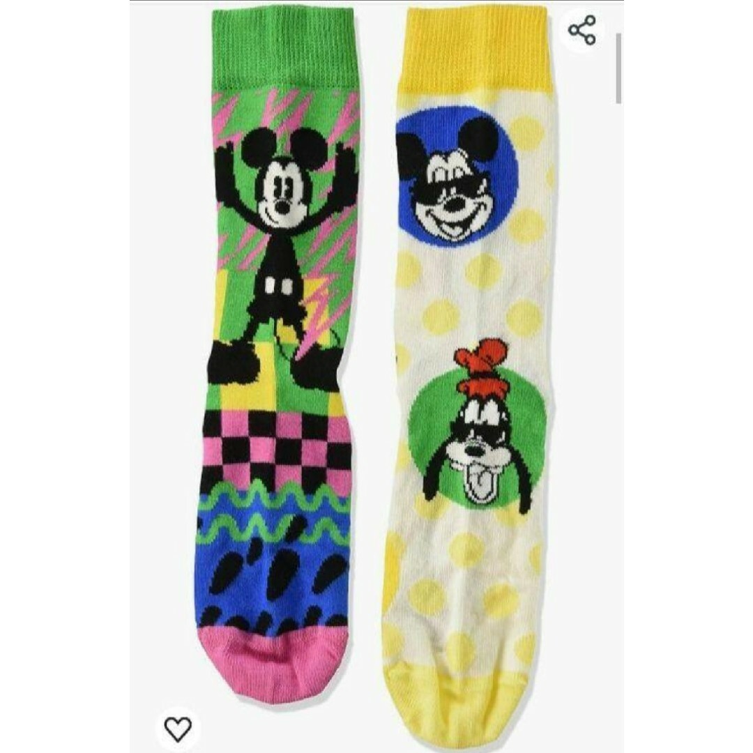 Happy Socks(ハッピーソックス)のc77 HappySocks ミッキー Disney ベビー靴下 お祝い 2足組 キッズ/ベビー/マタニティのこども用ファッション小物(靴下/タイツ)の商品写真
