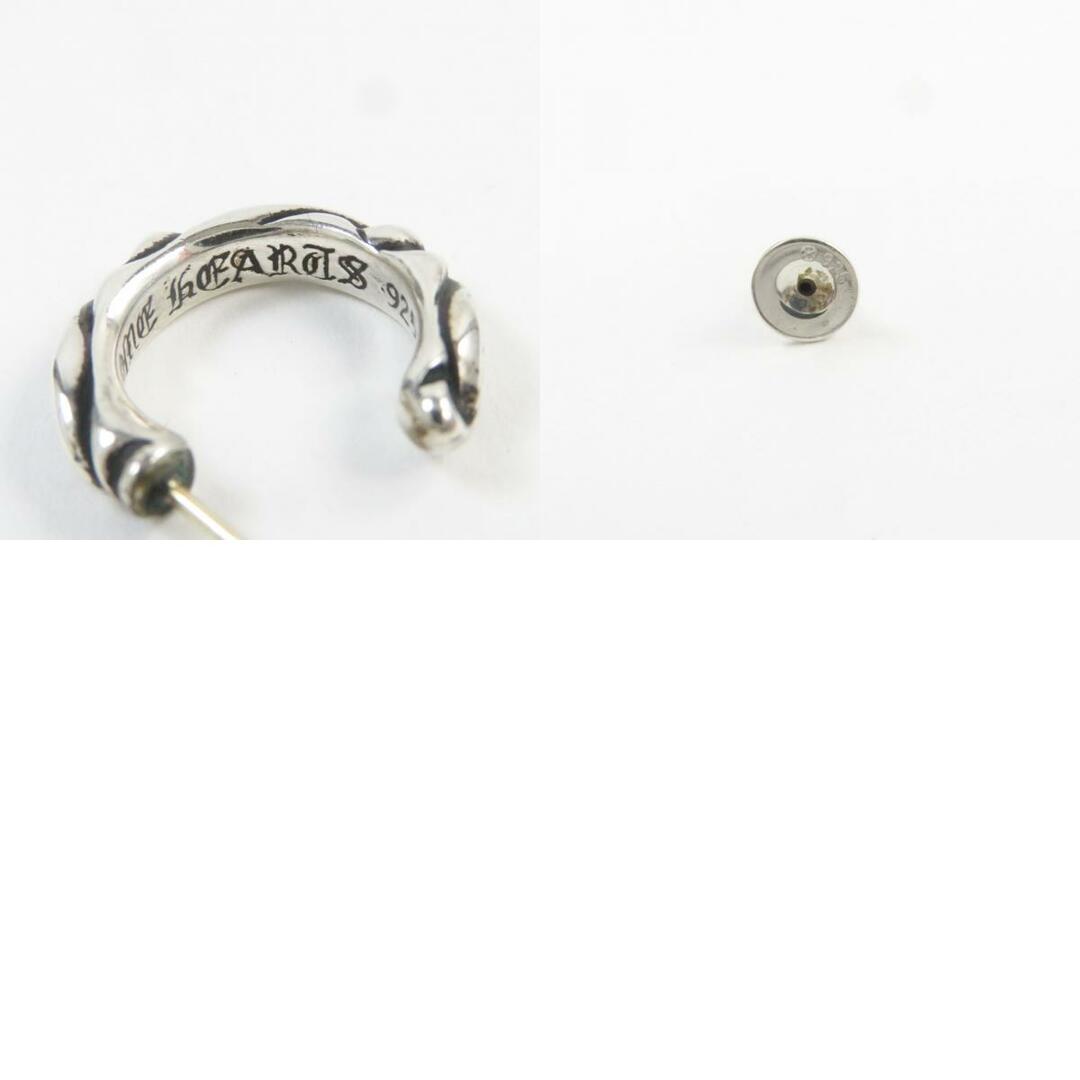 Chrome Hearts(クロムハーツ)の美品●CHROME HEARTS クロムハーツ スクロールフープピアス SV925 K14 ピアス アクセサリー シルバー ゴールド 重量4.2g メンズ メンズのアクセサリー(ピアス(片耳用))の商品写真