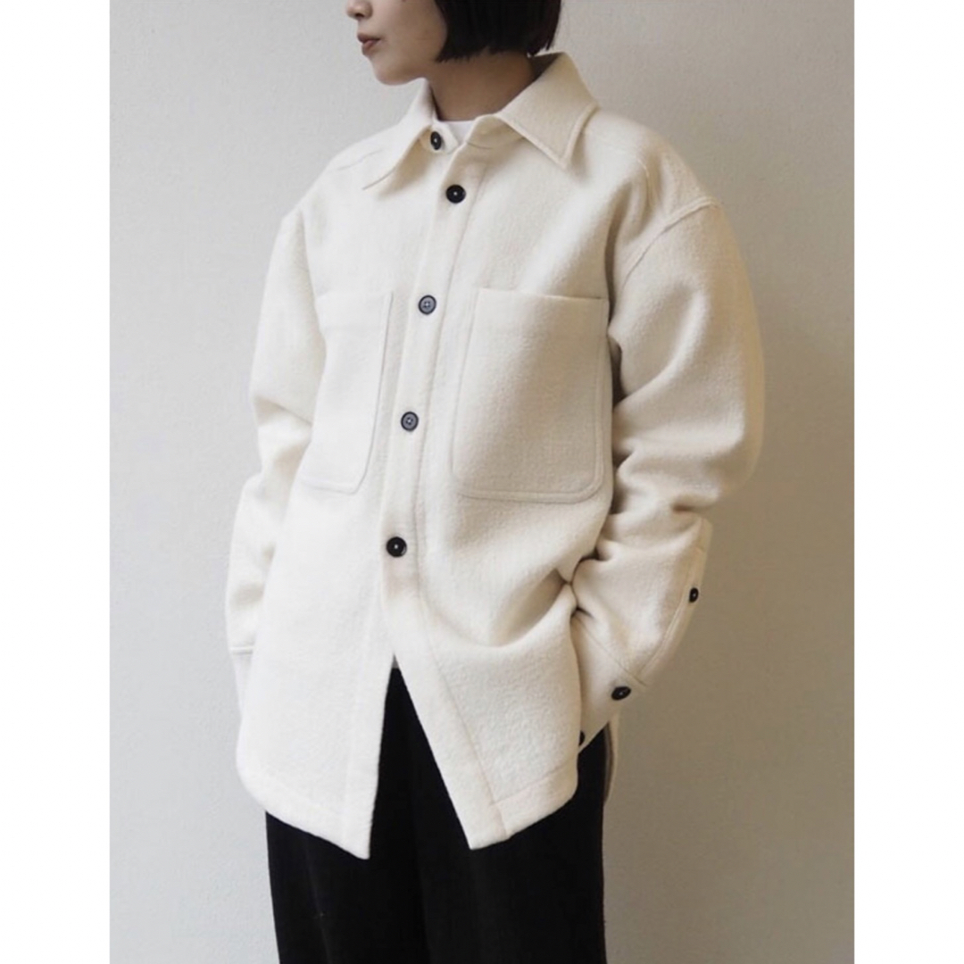 TODAYFUL(トゥデイフル)のTODAYFUL Heavy Wool Jacket Ecru レディースのジャケット/アウター(テーラードジャケット)の商品写真