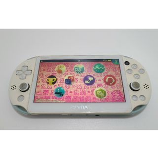 プレイステーションヴィータ(PlayStation Vita)のPlaystation Vita PCH2000 ブルーホワイト(携帯用ゲーム機本体)