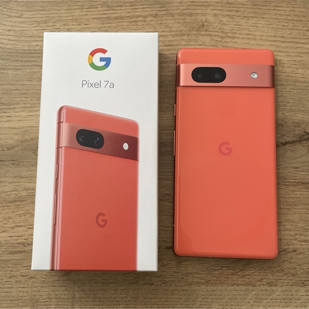 Google Pixel(グーグルピクセル)のGoogle Pixel 7a Coral 128GB スマホ/家電/カメラのスマートフォン/携帯電話(スマートフォン本体)の商品写真