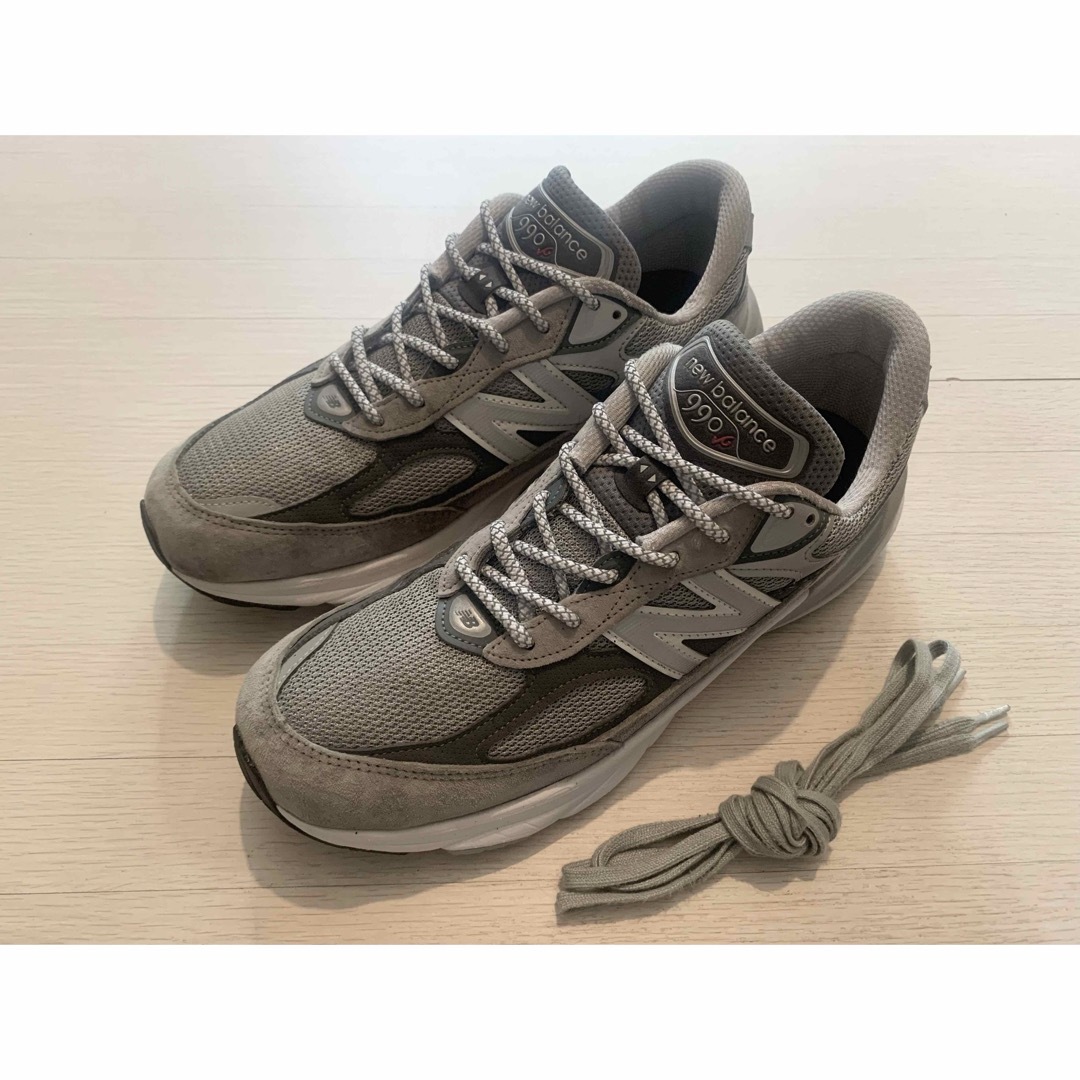 New Balance(ニューバランス)のnew balance 990 v6 グレー m990 gl6 bk6 28cm メンズの靴/シューズ(スニーカー)の商品写真
