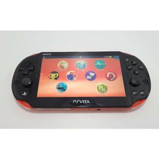 プレイステーションヴィータ(PlayStation Vita)のPlaystation Vita PCH2000 レッドブラック(携帯用ゲーム機本体)